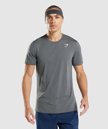 Pánské T Shirts Gymshark Arrival Šedé | CZ 2455MQZ